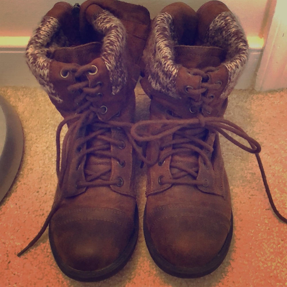 Target military sweater boots